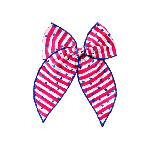Red Stripe & Blue Star Fable Bow