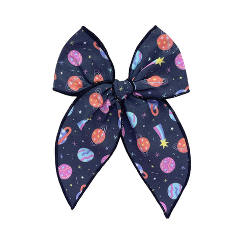 Planet Print Fable Bow
