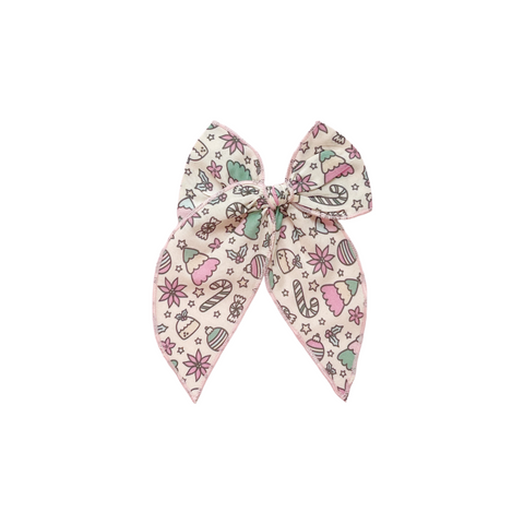 Pastel Christmas Fable Bow