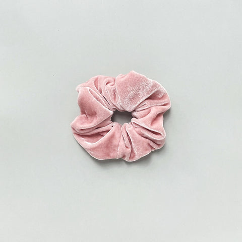 Ballet Pink Velvet Scrunchie