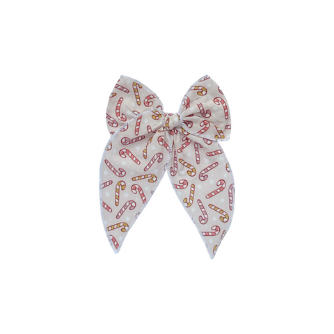 Colorful Candy Cane Fable Bow